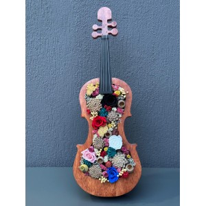 DEKORATİF KEMANDA KARIŞIK SOLMAYAN GÜL